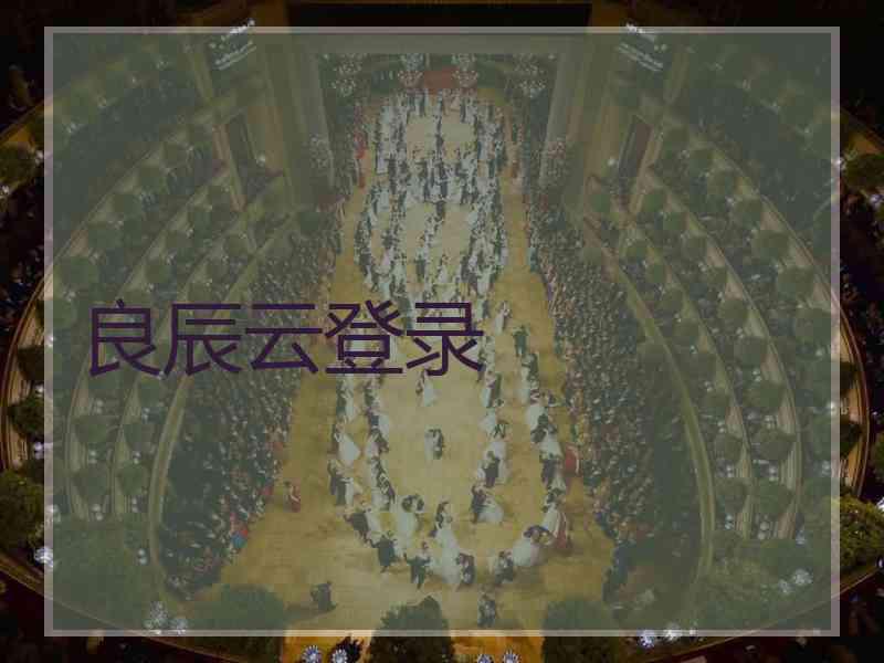 良辰云登录 良辰云登录