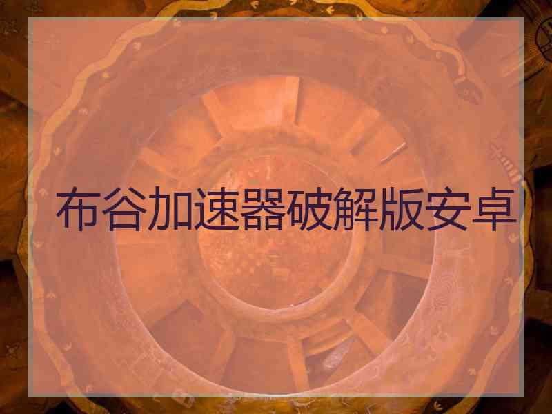 布谷加速器破解版安卓 布谷加速器破解版安卓