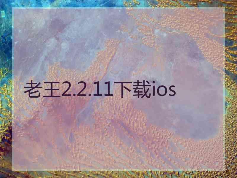 老王2.2.11下载ios