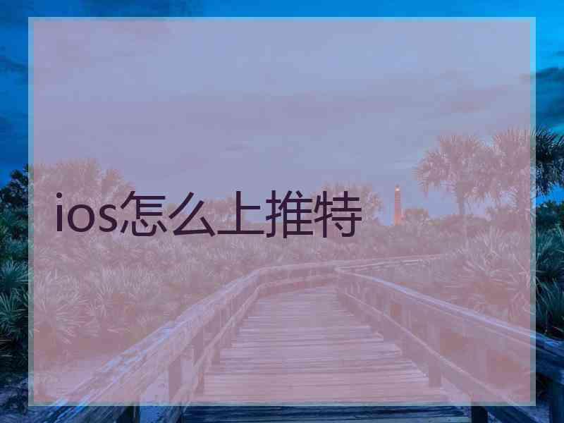 ios怎么上推特