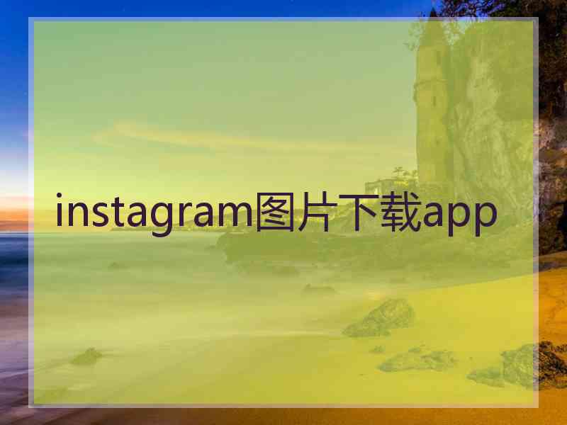 instagram图片下载app