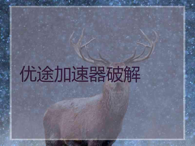 优途加速器破解