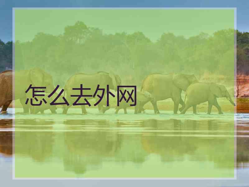 怎么去外网