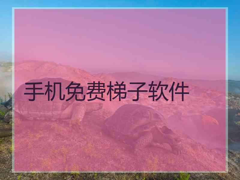 手机免费梯子软件
