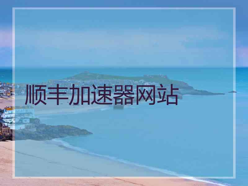 顺丰加速器网站