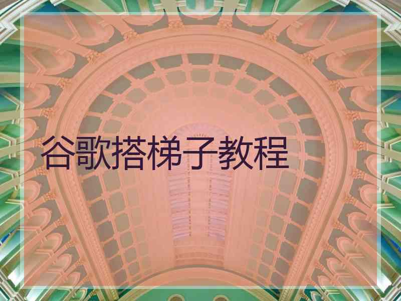 谷歌搭梯子教程