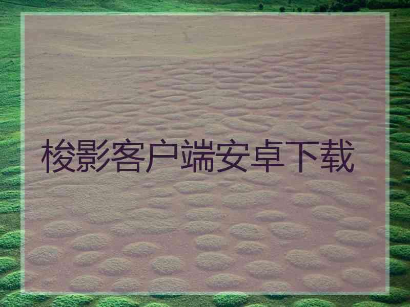 梭影客户端安卓下载