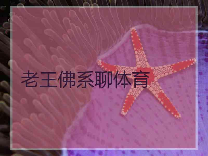 老王佛系聊体育