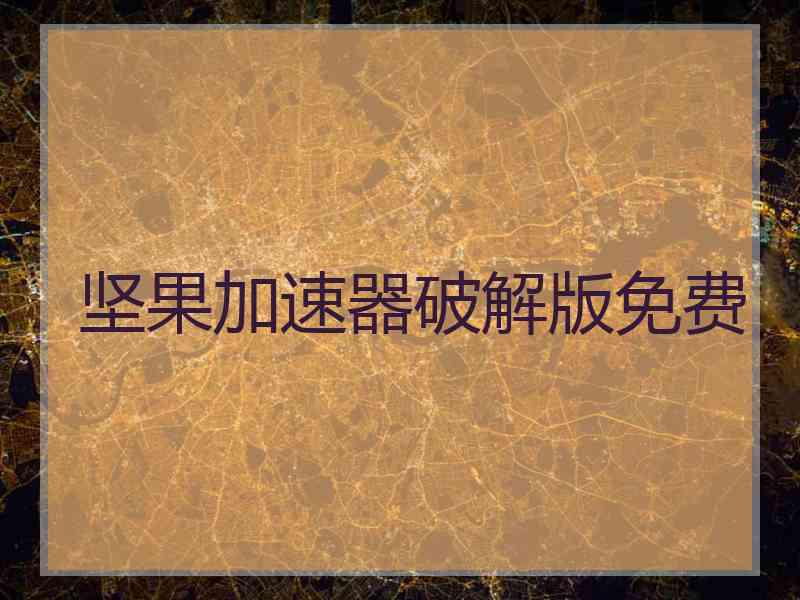 坚果加速器破解版免费