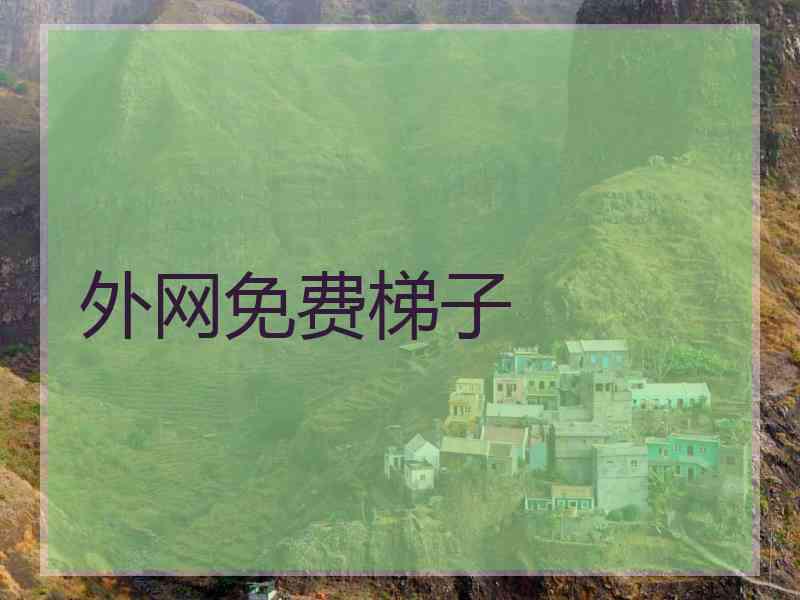 外网免费梯子